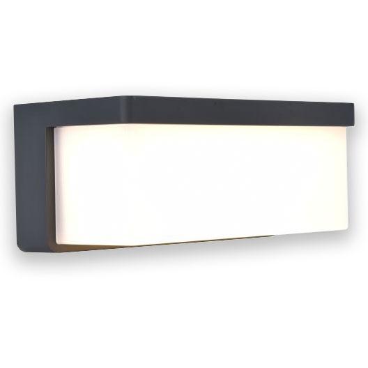 Lutec Solar Zelna udendørslampe til væg - Mørkegrå