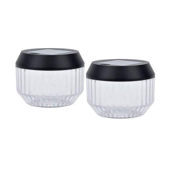 Lutec Solar Diva bordlampe m/solceller - Sæt af 2 - Sort Lutec Solar Diva bordlampe m/solceller - Sæt af 2 - Sort