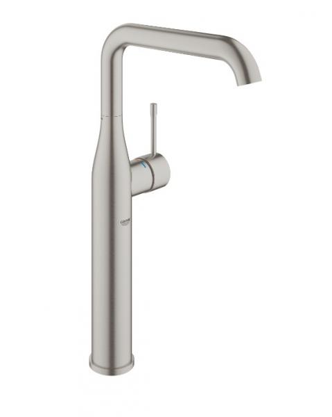 Grohe Essence håndvaskarmatur m/EcoJoy og svingtud - Steel