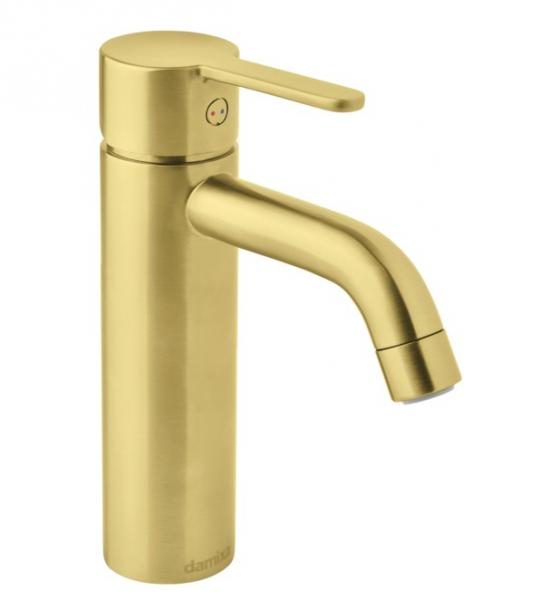 Damixa Silhouet M håndvaskbatteri u/bundventil - Børstet messing Damixa Silhouet M håndvaskbatteri u/bundventil - Børstet messing