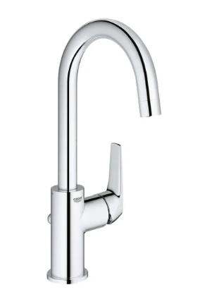 Grohe Bau Flow håndvaskarmatur Eco m/løft-op bundventil - Krom