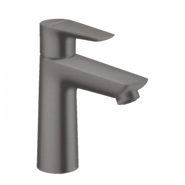 hansgrohe Talis E 110 håndvaskarmatur m/løft-op bundventil - Børstet sort krom