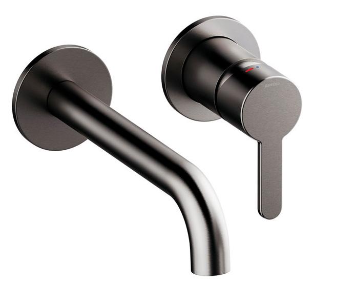 Damixa Silhouet armatur til indbygning i væg - Børstet grafitgrå Damixa Silhouet armatur til indbygning i væg - Børstet grafitgrå