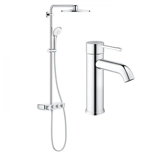 Grohe Essence & Euphoria SmartControl komplet pakke til bad - Krom