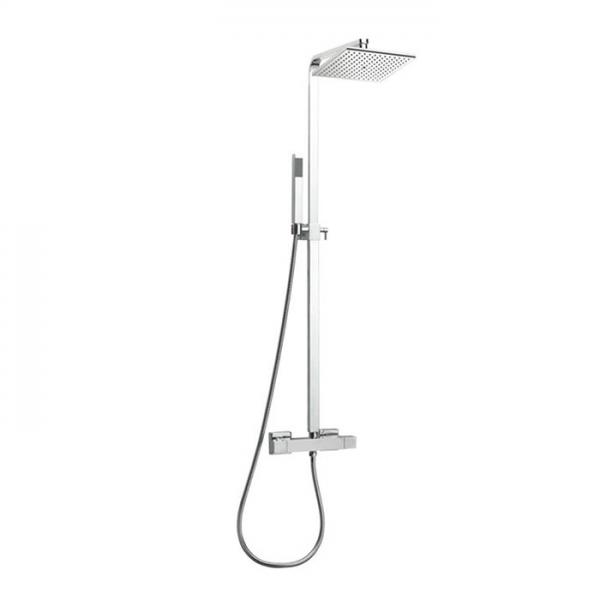 Cassøe komplet brusesystem 195mm - Krom