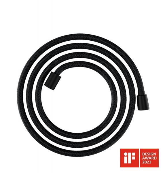 hansgrohe Designflex bruseslange i tekstil 2000 mm - Mat sort hansgrohe Designflex bruseslange i tekstil 2000 mm - Mat sort
