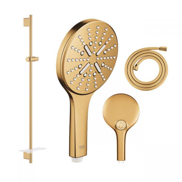 Grohe Rainshower SmartActive brusesæt - Børstet cool sunrise Grohe Rainshower SmartActive brusesæt - Børstet cool sunrise