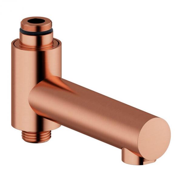 Damixa Iris svingtud til termostat m/omskifter - Børstet kobber