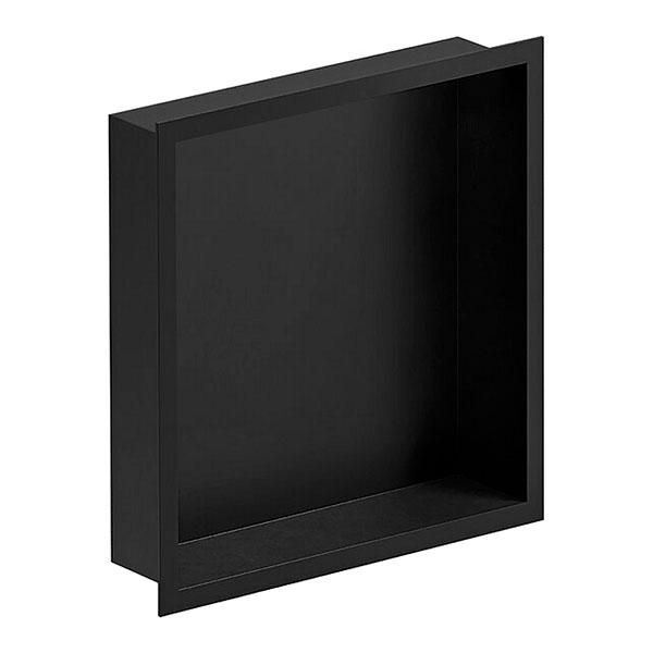 Damixa Zen badeværelseshylde til indbygning - Firkantet - Mat sort Damixa Zen badeværelseshylde til indbygning - Firkantet - Mat sort