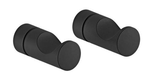 Damixa Silhouet håndklædekrog - 2 styk - Matsort Damixa Silhouet håndklædekrog - 2 styk - Matsort