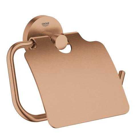 Grohe Essentials toiletrulleholder med l&aring;g - B&oslash;rstet warm sunset