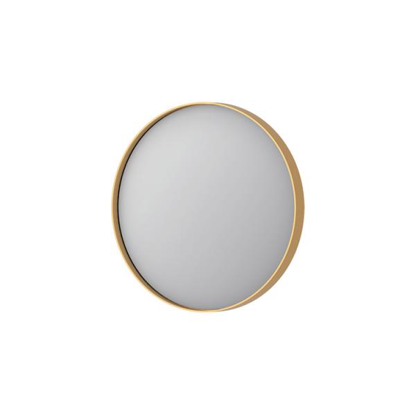 Sanibell Ink SP15 rundt spejl m/ramme Ø40 - Børstet mat guld Sanibell Ink SP15 rundt spejl m/ramme Ø40 - Børstet mat guld