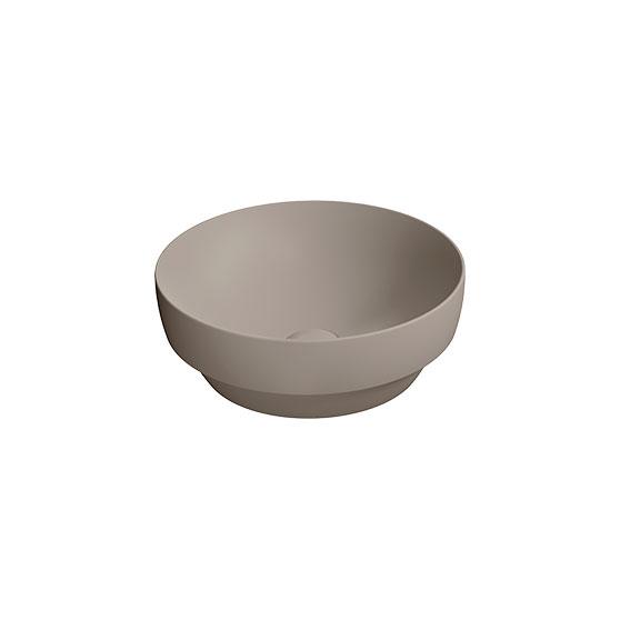 GSI Pura 40 rund fritstående bowlevask - Uden overløb - Tortora GSI Pura 40 rund fritstående bowlevask - Uden overløb - Tortora