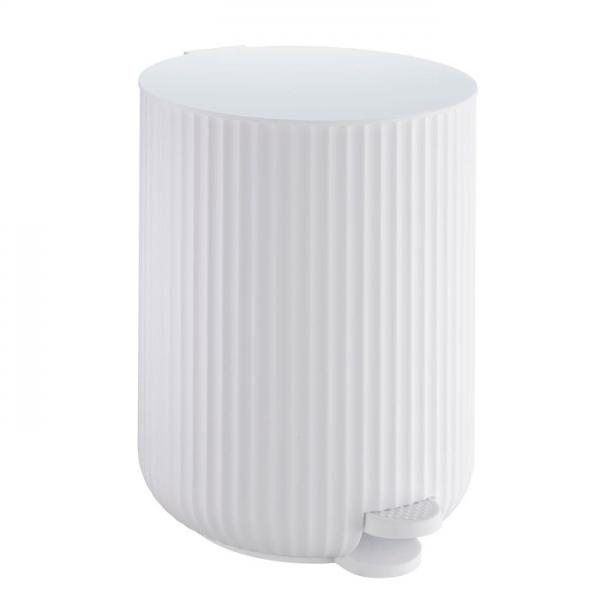 Beslagsboden Wave toiletspand m/soft close og pedal - Mat hvid Beslagsboden Wave toiletspand m/soft close og pedal - Mat hvid