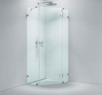 Strømberg Lucca pentagon 90 niche - Klart glas Strømberg Lucca pentagon 90 niche - Klart glas