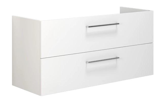 Dansani Mido+ 120 vaskeskab m/skuffer - Hvid højglans Dansani Mido+ 120 vaskeskab m/skuffer - Hvid højglans