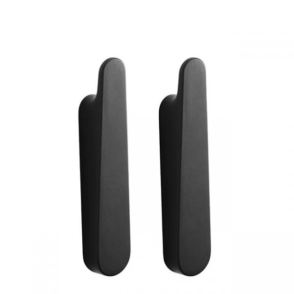 Pressalit Style stor knage til akustikpanel - 2 stk - Mat sort Pressalit Style stor knage til akustikpanel - 2 stk - Mat sort