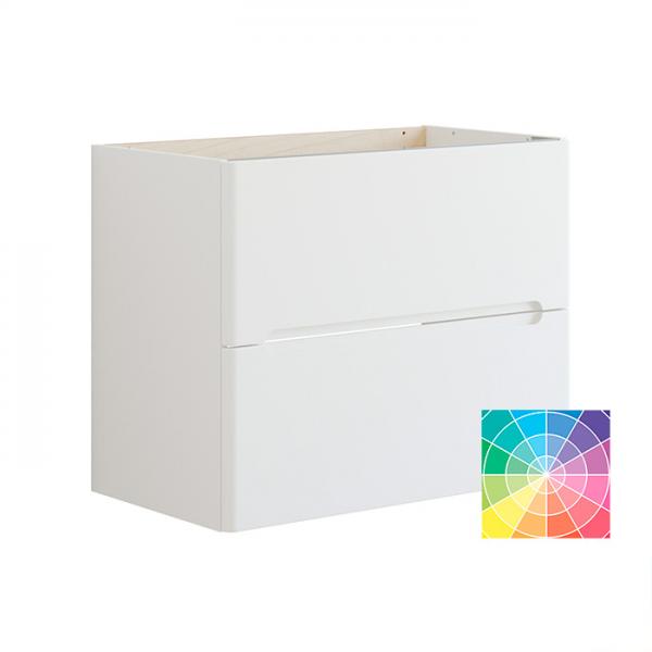 Dansani Luna Vintage 80 vaskeskab m/skuffer og integreret greb - Valgfri farve Dansani Luna Vintage 80 vaskeskab m/skuffer og integreret greb - Valgfri farve