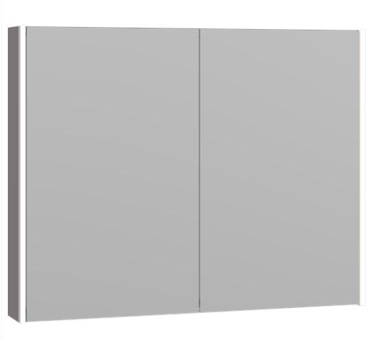 Dansani Ambi spejlskab 100 m/lodret lys og lysstyring - Grå mat Dansani Ambi spejlskab 100 m/lodret lys og lysstyring - Grå mat