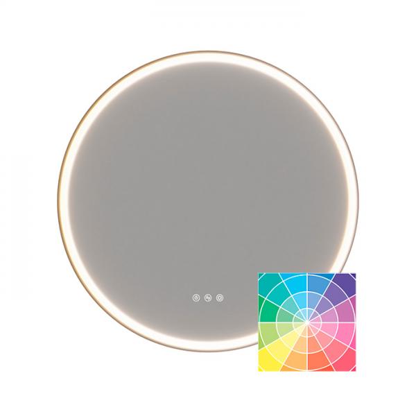 Dansani Hoop rundt spejl m/lys og lysstyring Ø64,3 - Valgfri rammefarve Dansani Hoop rundt spejl m/lys og lysstyring Ø64,3 - Valgfri rammefarve