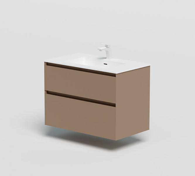 Strømberg Lux 80 vaskeskab m/2 skuffer - Cocoa brun Strømberg Lux 80 vaskeskab m/2 skuffer - Cocoa brun