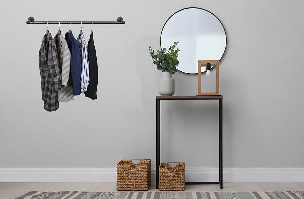 Simple Racks Brooklyn væghængt bøjlestang - 60,5 x 34 CM Simple Racks Brooklyn væghængt bøjlestang - 60,5 x 34 CM