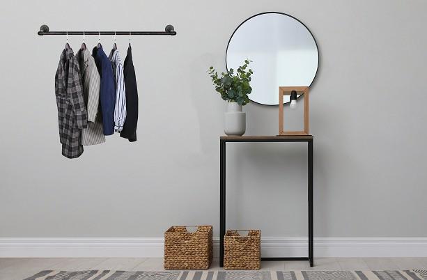 Simple Racks Brooklyn væghængt bøjlestang - 60,5 x 54 CM Simple Racks Brooklyn væghængt bøjlestang - 60,5 x 54 CM