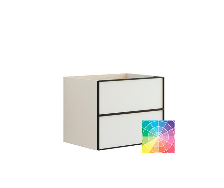 Dansani Luna vaskeskab 60x48 m/skuffer - Valgfri farve/sort ramme Dansani Luna vaskeskab 60x48 m/skuffer - Valgfri farve/sort ramme