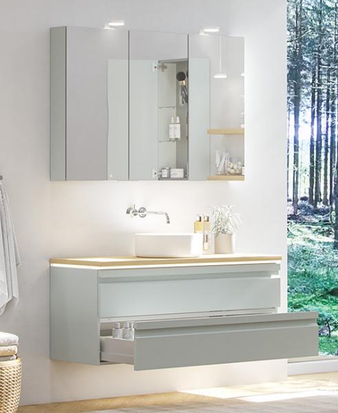 Dansani Luna Urban 120 møbelsæt m/Circle bowlevask og skuffer - Valgfri farve Dansani Luna Urban 120 møbelsæt m/Circle bowlevask og skuffer - Valgfri farve