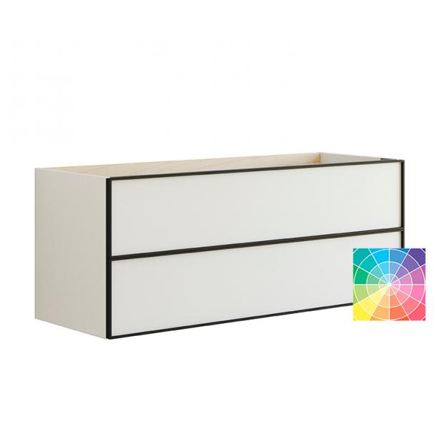 Dansani Luna vaskeskab 120x48 m/skuffer - Valgfri farve/sort ramme Dansani Luna vaskeskab 120x48 m/skuffer - Valgfri farve/sort ramme