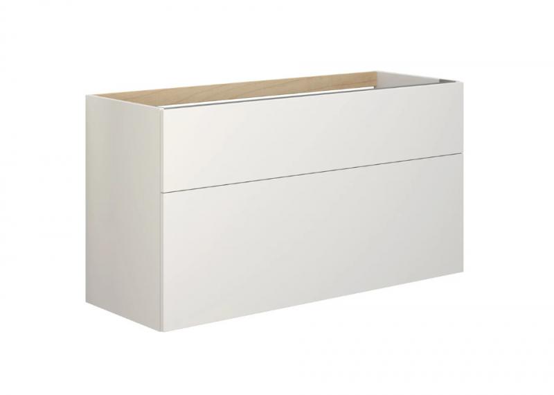 Dansani Luna vaskeskab 120x64 til dobbeltvask - Mat hvid Dansani Luna vaskeskab 120x64 til dobbeltvask - Mat hvid