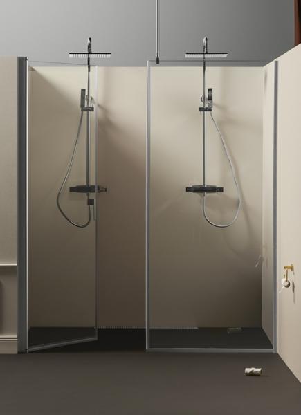 Hafa Brusevæg Igloo Pro Niche 1455-1490 mm dør 70 væg 80 cm klart glas/alu Hafa Brusevæg Igloo Pro Niche 1455-1490 mm dør 70 væg 80 cm klart glas/alu