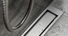 Unidrain Highline panel - Poleret stål - 700 mm Unidrain Highline panel - Poleret stål - 700 mm
