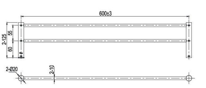 Primy Style håndklædestang - Coal Primy Style håndklædestang - Coal