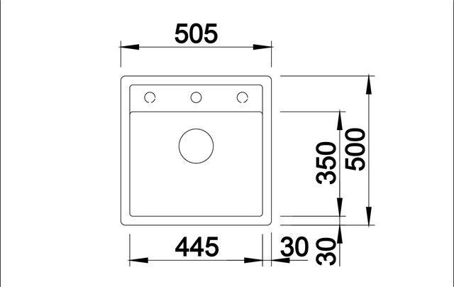 Blanco Dalago 5-F køkkenvask - Antracit Blanco Dalago 5-F køkkenvask - Antracit