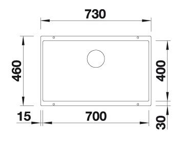 Blanco Subline 700-U køkkenvask - Soft white Blanco Subline 700-U køkkenvask - Soft white