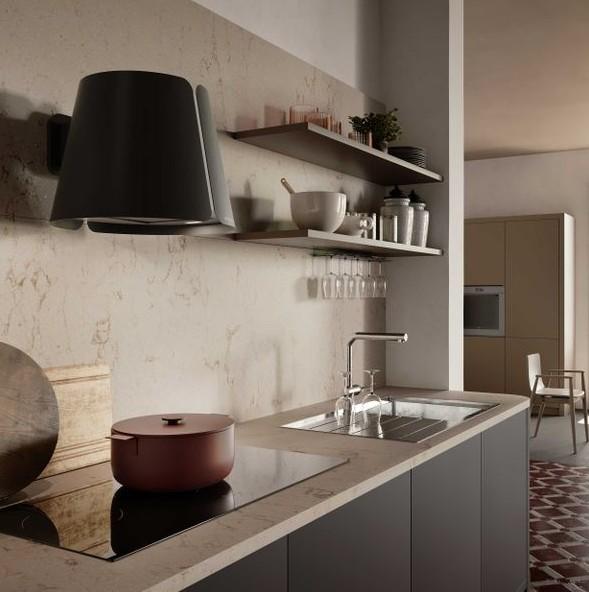 Eico Beat Wall BK Matt emhætte til vægmontering - Sort