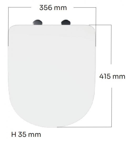 Lavabo Futura toiletsæde m/SoftClose og QuickRelease