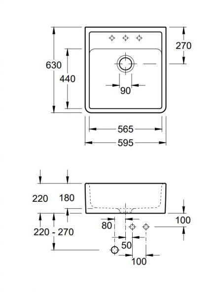 Villeroy og Boch køkkenvask i porcelæn - Hvid Alpin - Ceramic+ Villeroy og Boch køkkenvask i porcelæn - Hvid Alpin - Ceramic+