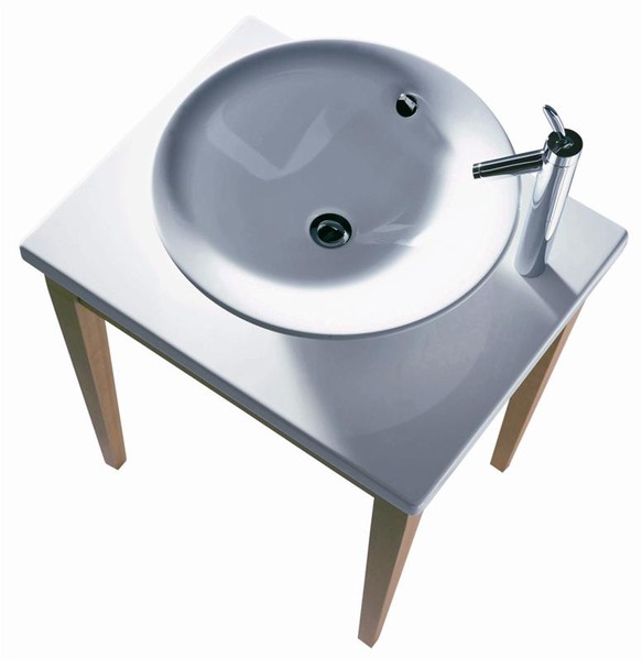 Duravit Starck 1 Ø53 fritstående bowlevask - Uden hanehul - Med overløb Duravit Starck 1 Ø53 fritstående bowlevask - Uden hanehul - Med overløb