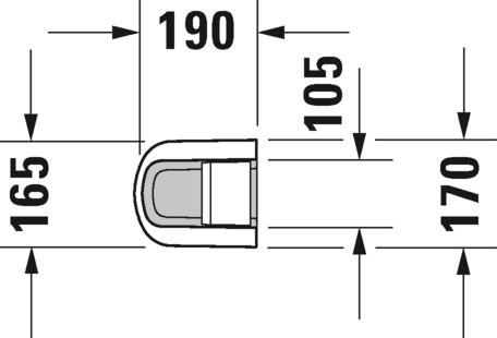 Duravit No. 1 søjle til håndvask Duravit No. 1 søjle til håndvask