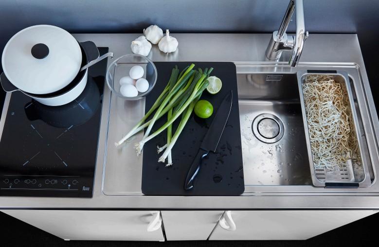 Intra Culina 120 minikøkken m/induktion - Højre Intra Culina 120 minikøkken m/induktion - Højre