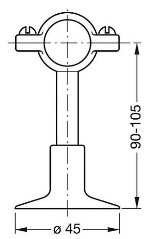 B&oslash;rma R&oslash;rholder &Oslash;19mm