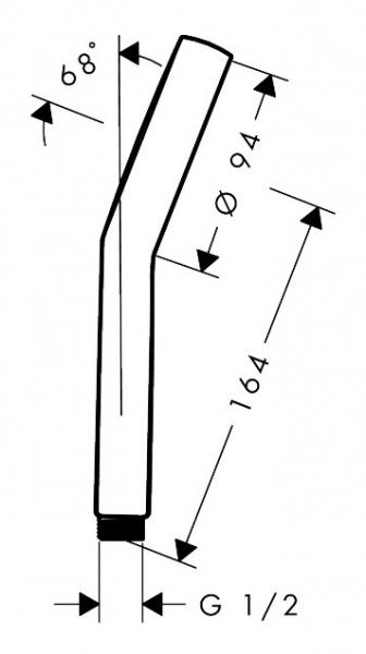 hansgrohe Activera Select S håndbruser 95 2jet m/EcoSmart+ - Krom
