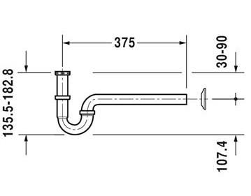 Duravit Vandlås 1 1/4