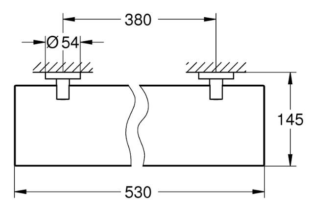Grohe Essentials hylde - Supersteel Grohe Essentials hylde - Supersteel