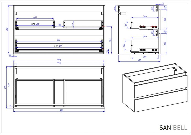 Sanibell Online 100 møbelpakke - Mat Sort - Flatpack Sanibell Online 100 møbelpakke - Mat Sort - Flatpack