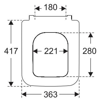 Villeroy & Boch Venticello toiletsæde m/softclose og quick release Villeroy & Boch Venticello toiletsæde m/softclose og quick release