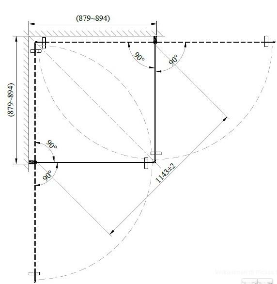 Nortiq Kalmar bruseafsk&aelig;rmning - 90x90 - Mat sort
