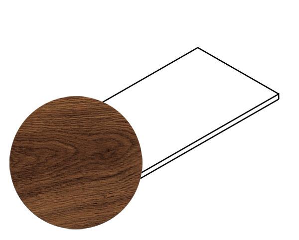 Dansani Luna laminatbordplade 80 - Brun eg Dansani Luna laminatbordplade 80 - Brun eg